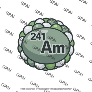 Americium 241 isotope