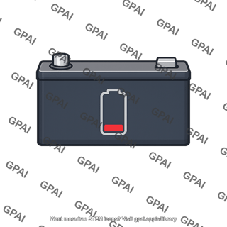 Discharged battery