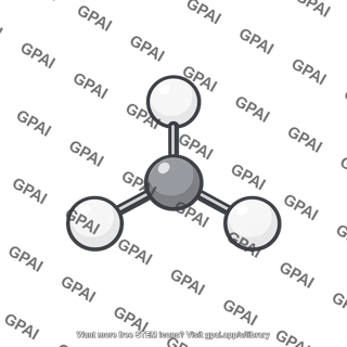 Trigonal planar ab3 molecule