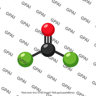 Carbonyl chloride molecule