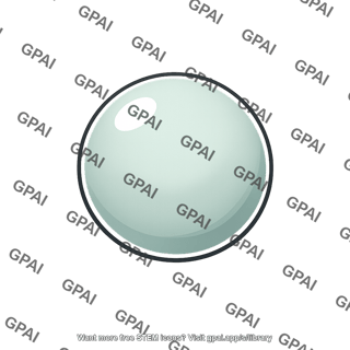 Beryllium atom sphere