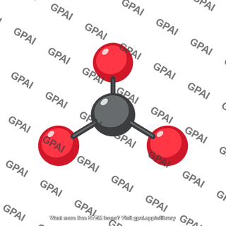 Trigonal planar molecule