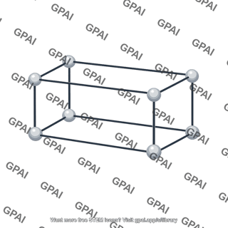 Crystal lattice 3d orthorhombic