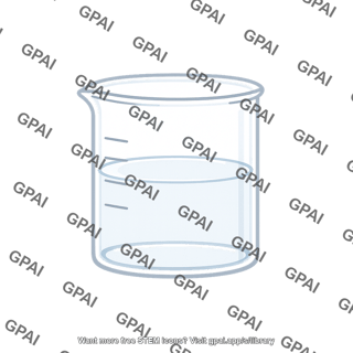 Beaker with liquid