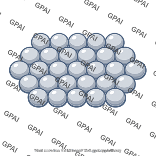 Sphere close packed layer