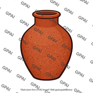 Porous clay pot