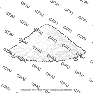 White powder pile