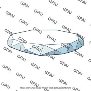 Faceted crystal surface