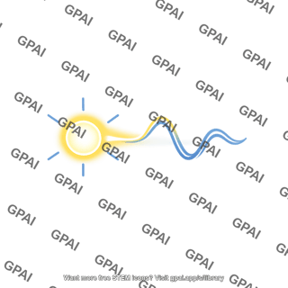 Photon particle wave icon
