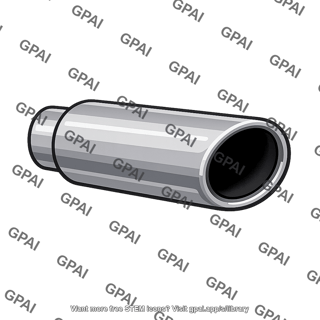 Automobile exhaust pipe