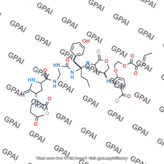 Leuprolide acetate structural formula