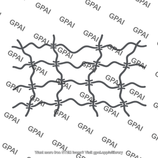 Cross linked polymer