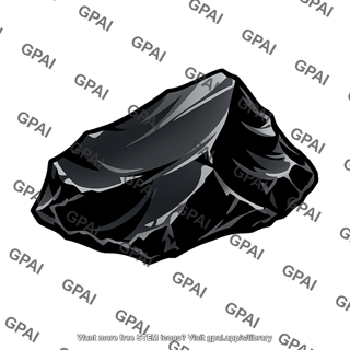 Obsidian amorphous