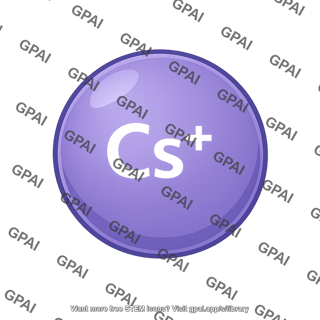 Cesium ion