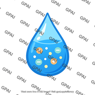 Salt water drop
