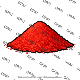 Oil paint pigment powder