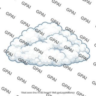 Fluffy cloud