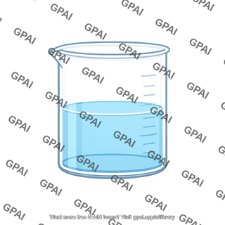 Beaker with liquid