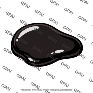 Oil droplet petroleum irregular