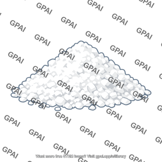 Barium hydroxide crystalline solid