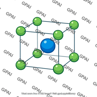 Cesium chloride unit cell