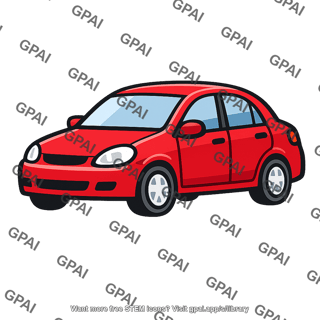 Car three quarter clipart
