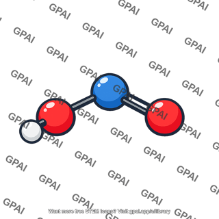Nitrous acid molecule