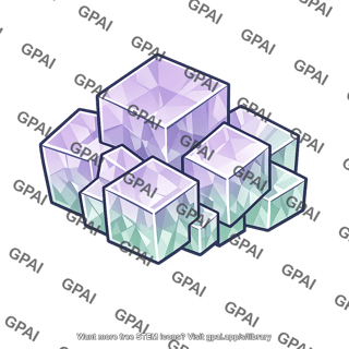 Fluorspar crystal