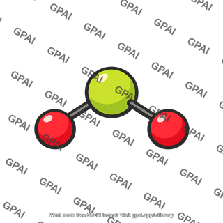 Chlorine dioxide molecule