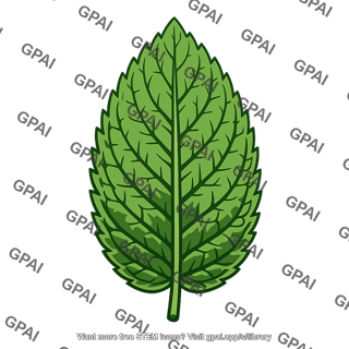 Spearmint leaf