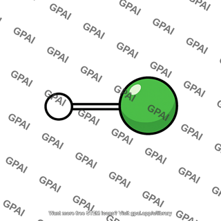 Hydrogen chloride molecule