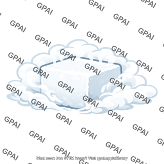 Dry ice sublimating