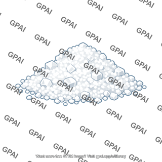 Ammonium chloride crystals