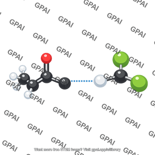 Acetone chloroform hydrogen bonded pair