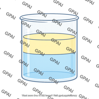 Immiscible liquid