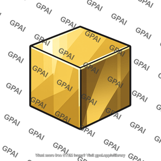 Iron pyrite cubic crystal