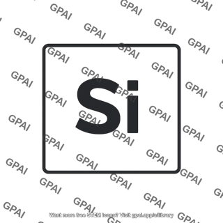 Silicon element symbol