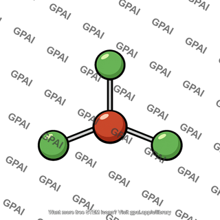 Trigonal planar molecule