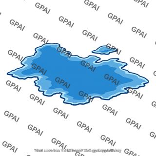Blue pond
