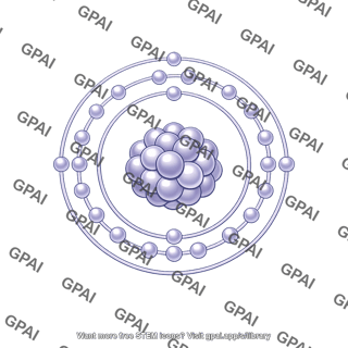 Stylized atom