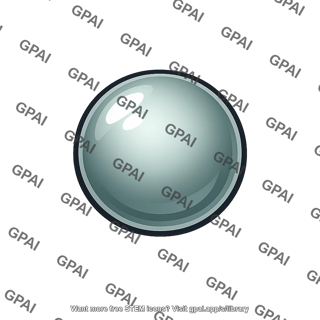 Metallic sphere