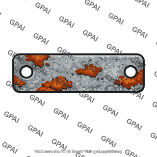 Corroded metal object