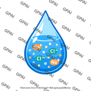 Seawater droplet
