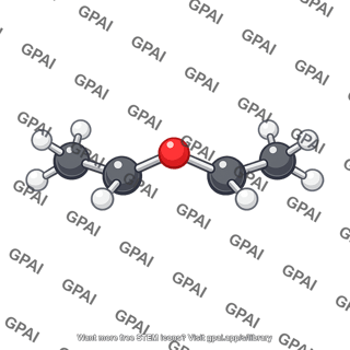 Diethyl ether molecule