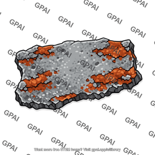 Metal surface corroded