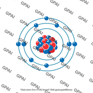 Stylized atom
