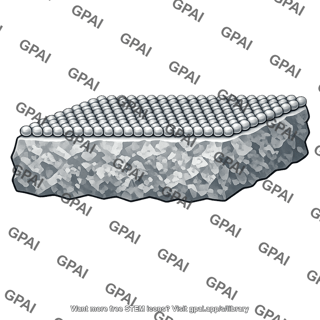 Supported metal catalyst layer