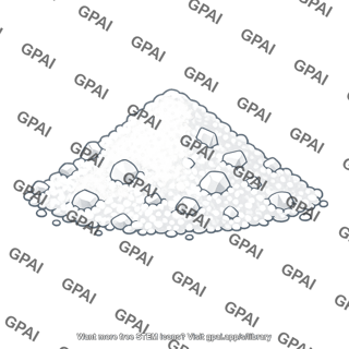 Sodium phosphate crystals
