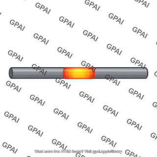 Silicon rod molten zone