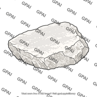 Calcium carbonate rock